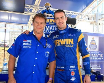 thumb IRWIN UTC winner Dirk Jay with Hidden Valley pole winner Alex Davison