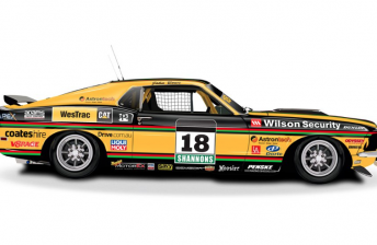 car Art of John Bowe's 2012-look Mustang
