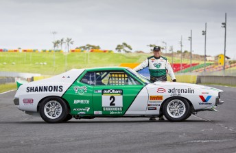 . Jim Richards with the stunning AMC Javelin that he'll campaign in the TCM this year