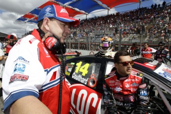 car Brad Jones with Fabian Coulthard