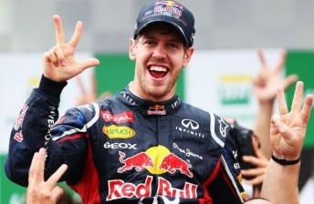 thumb Vettel's third straight title was won on a gloomy day at Interlagos