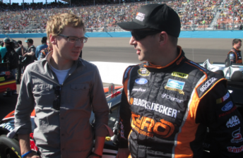 thumb Jack Perkins with Australian NASCAR star Marcos Ambrose