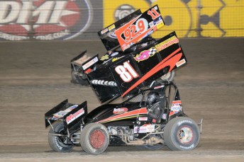 thumb Luke Dillon in the Hog's Breath Cafe supported Sprintcar