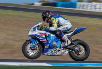 Team Suzuki's Wayne Maxwell