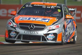 Steven Johnson will co-drive the #9 Mercedes with Maro Engel
