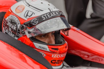 Graham Rahal, son of three-times IndyCar champion Bobby Rahal, remains firmly n contention for a maiden title