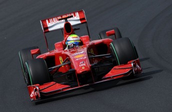 thumb Felipe Massa in his Ferrari F60