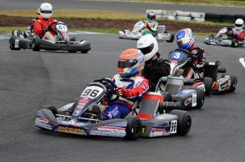 thumb Sydney's Joseph Mawson in action aboard his Arrow kart. Pic: photowagon.com.au