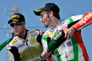 thumb Max Biaggi and Jonathan Rea took race wins at Brno