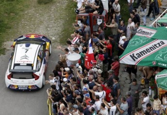 thumb One of the Citroen's currently competing in the WRC – one of just two manufacturers in the world title