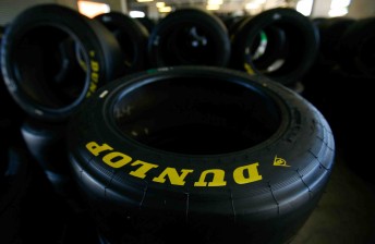 thumb Dunlop tyres supply the V8 Supercars Championship Series