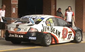 enduro confirm Steve Johnson will share his regular #17 Falcon with Marcus Marshall (Note: Marshall's name on the window)