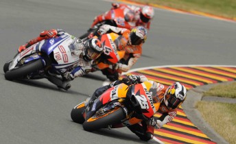 thumb Pedrosa leads Lorenzo, Dovisioso and Stoner