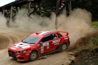 thumb Guarav Gill took just one stage win at the International Rally of Queensland