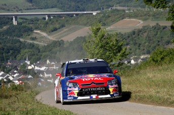 thumb Sebastien Loeb is just 9.5-seconds in front in Germany