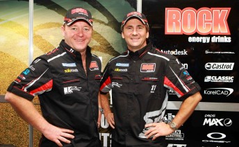 thumb Jason Bargwanna and Glenn Seton will drive the #11 Rock Racing Commodore VE at Phillip Island and Bathurst