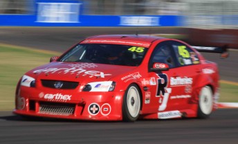 car Steve Owen at Townsville's street track last month