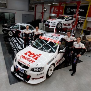 car The retro Toll HRT livery at the launch today