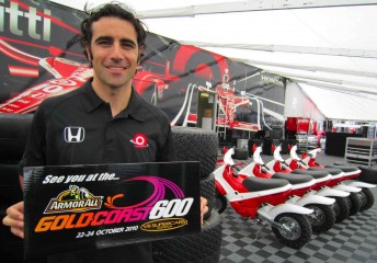 thumb Dario Franchitti is one of 18 international drivers competing at next month's Armor All Gold Coast 600