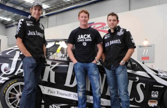 thumb Rick Kelly, Scott Dixon and Todd Kelly at the Kelly's Braeside, Vic, workshop