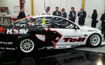 thumb First pics of the special 20th anniversary Toll HRT Commodore that will race at Bathurst next week