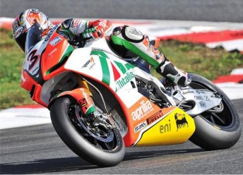 thumb Max Biaggi ended the championship in style
