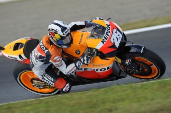 thumb Dani Pedroso just before his practice accident at the Twin-Ring Motegi