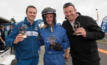 thumb Mark Winterbottom, Shannon Byrnes and Tim Hodges were the winners of the Ford Fiesta motorkhana