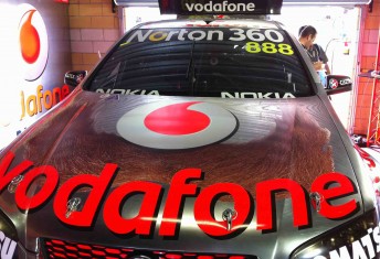 thumb Both TeamVodafone Commodores will adorn 'mos' on their bonnets
