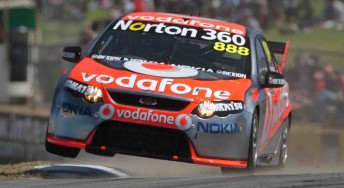 thumb Craig Lowndes in the T8 Falcon at Barbagallo in 2009