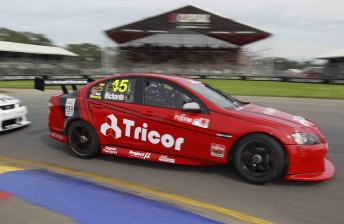 thumb James Brock will drive the car that Jason Richards steered to victory at the Clipsal street track