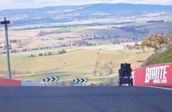 car On such a hot lap, Cormick barely had time to take in the view from the top of the mountain