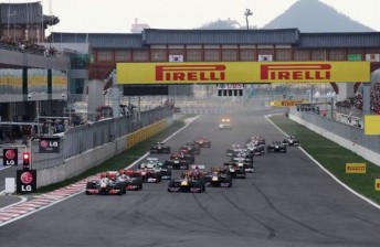 thumb The Formula One field in Korea two weeks ago