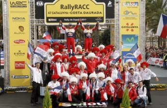 thumb Loeb celebrates another win with Citroen