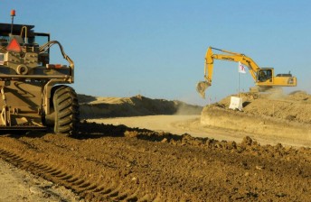 thumb Construction, seen here at the planned Turn 10, has now stopped