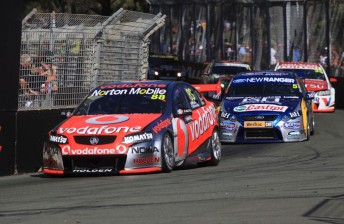 thumb The V8 Supercars field on the Gold Coast