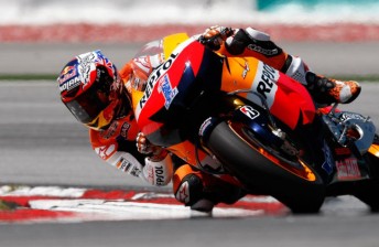 thumb Casey Stoner set a new lap record time at Sepang on the 1000cc Honda