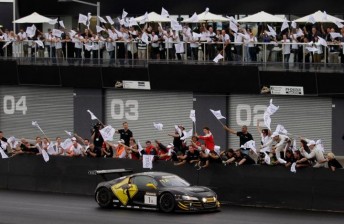 thumb Darryl O'Young brought home victory for the #1 Audi