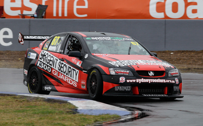 thumb Paul Morris in his Commodore VE at Queensland Raceway