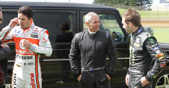 car Monster supported drivers Jamie Whincup, Mick Doohan and Chris Atkinson