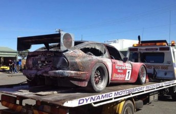 thumb Ricciardello's damaged Alfa