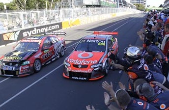 thumb Craig Lowndes won Saturday's race at last year's Sydney Telstra 500