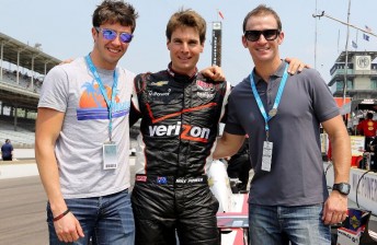 thumb From left: James Davison, Will Power and Will Davison