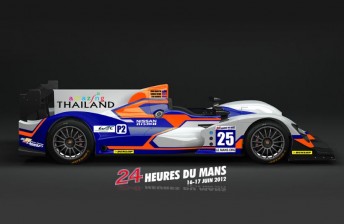 thumb The livery that John Martin's HPD will carry at Le Mans