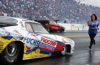 . John Zappia won his fifth consecutive Doorslammer Title despite not making the Final