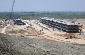 thumb Construction is ongoing at the Circuit of the Americas