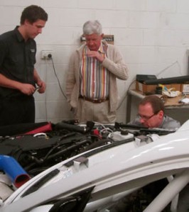 thumb Lynton's crew work on rebuilding and race-prepping the 1 Series M Coupe