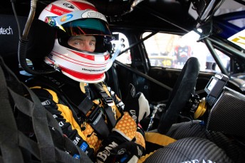 thumb Steven Johnson at the Queensland Raceway test last weekend