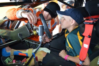 thumb Taz Douglas shows Chris Richardson inside his 'office'