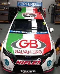 car The new look #3 Team HIFLEX Ford Falcon